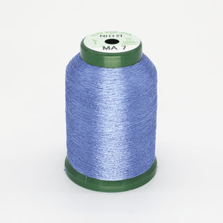King Star Metallic Embroidery Thread - Pacific Blue - MA7