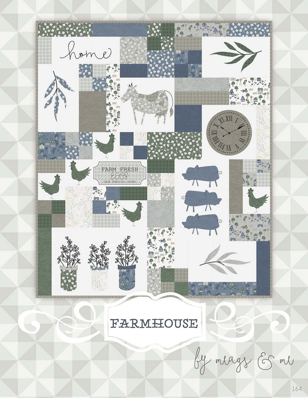 Farmhouse for Machine Embroidery