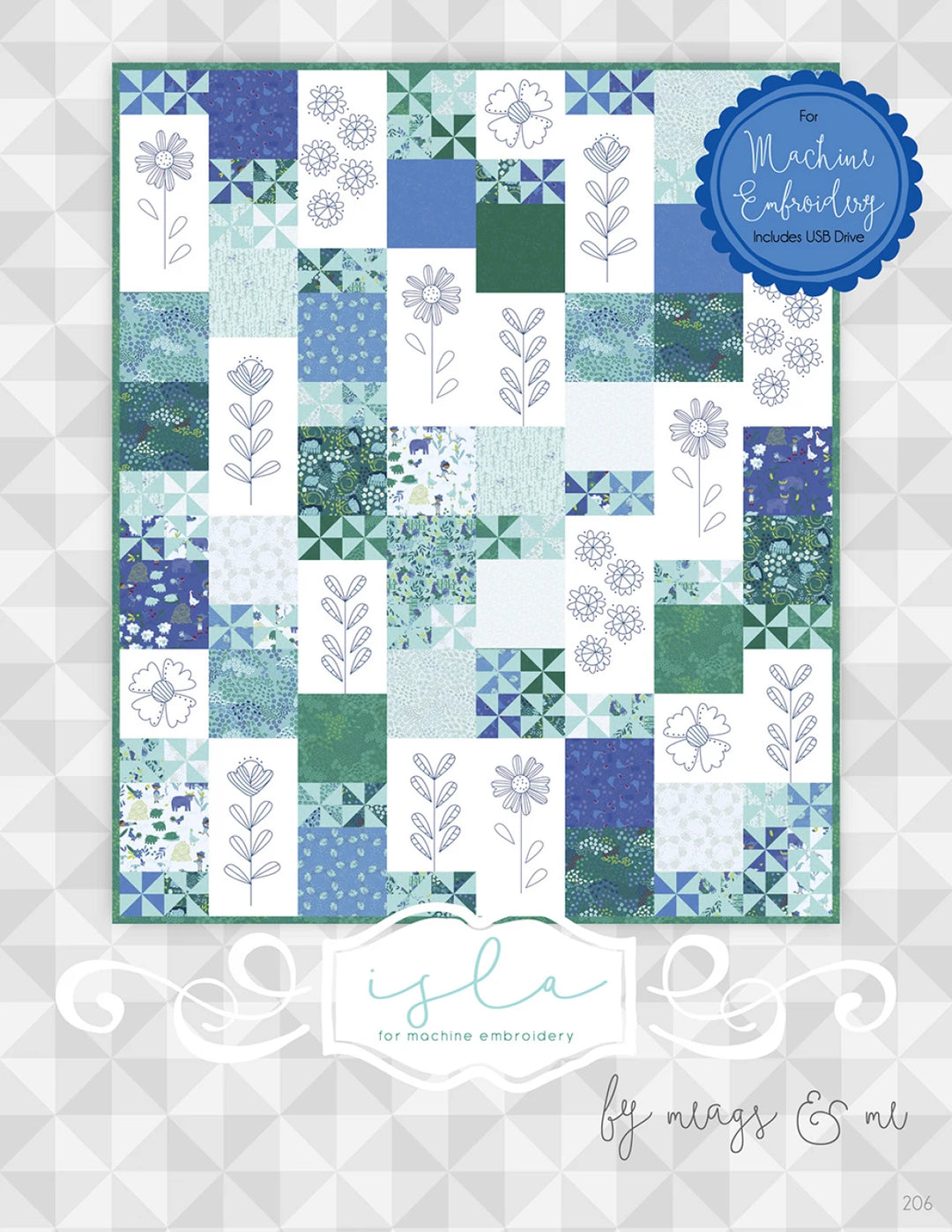 Isla USB for Machine Embroidery