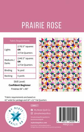 Prairie Rose Quilt Pattern - My Beste Quilt Co