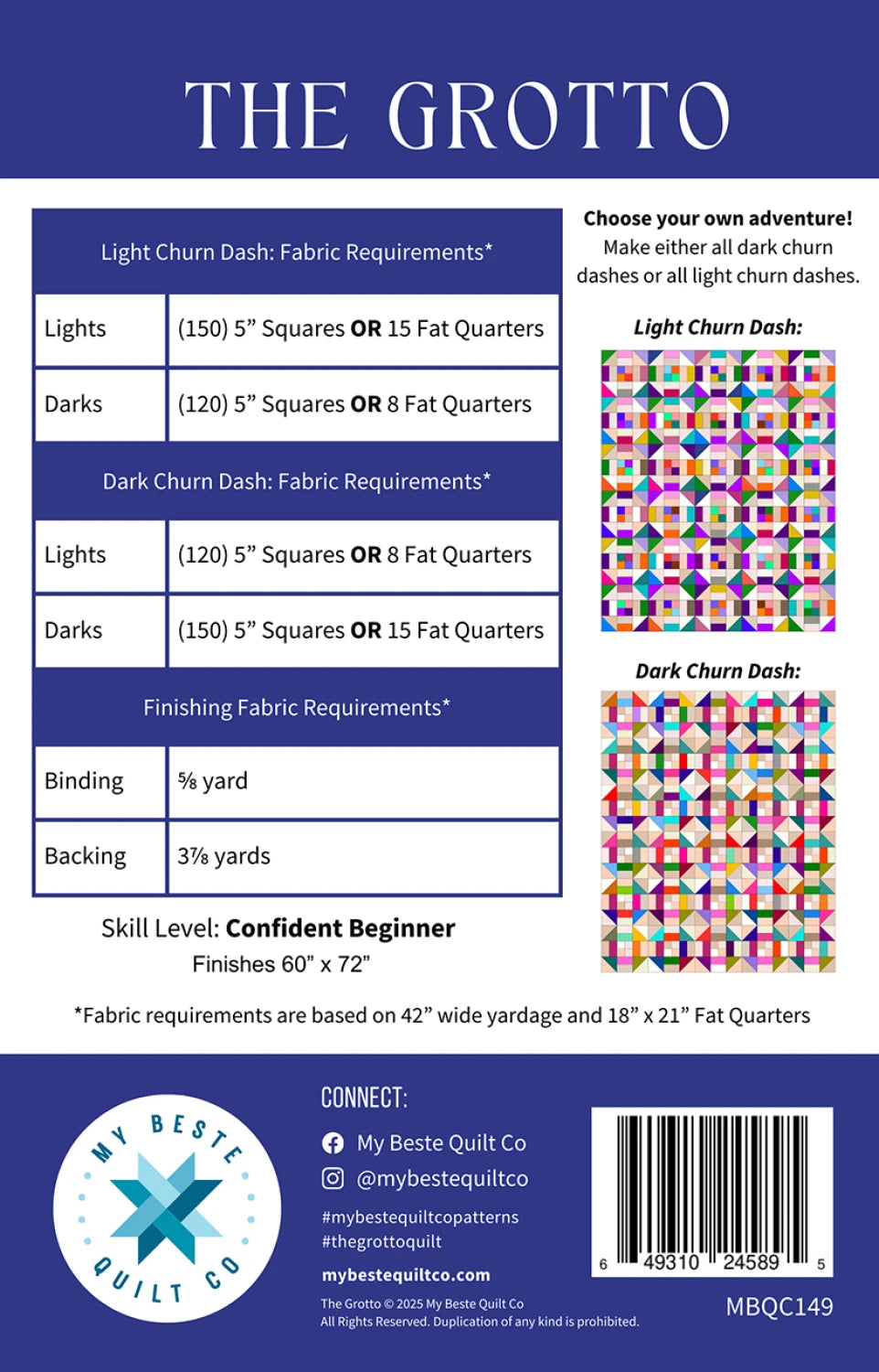 The Grotto - My Beste Quilt Co