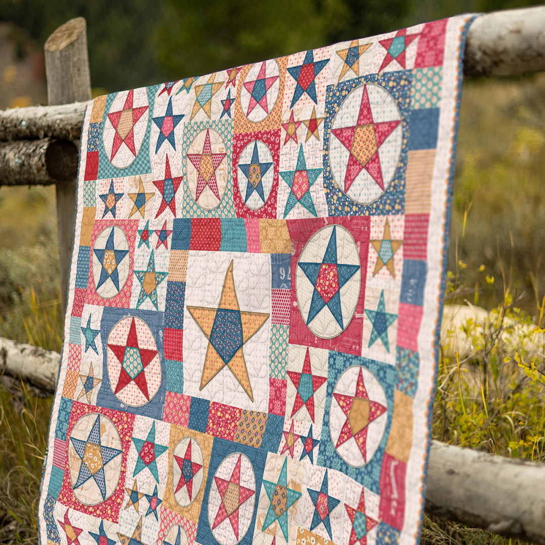 Farmhouse Star Quilt - Machine Embroidery