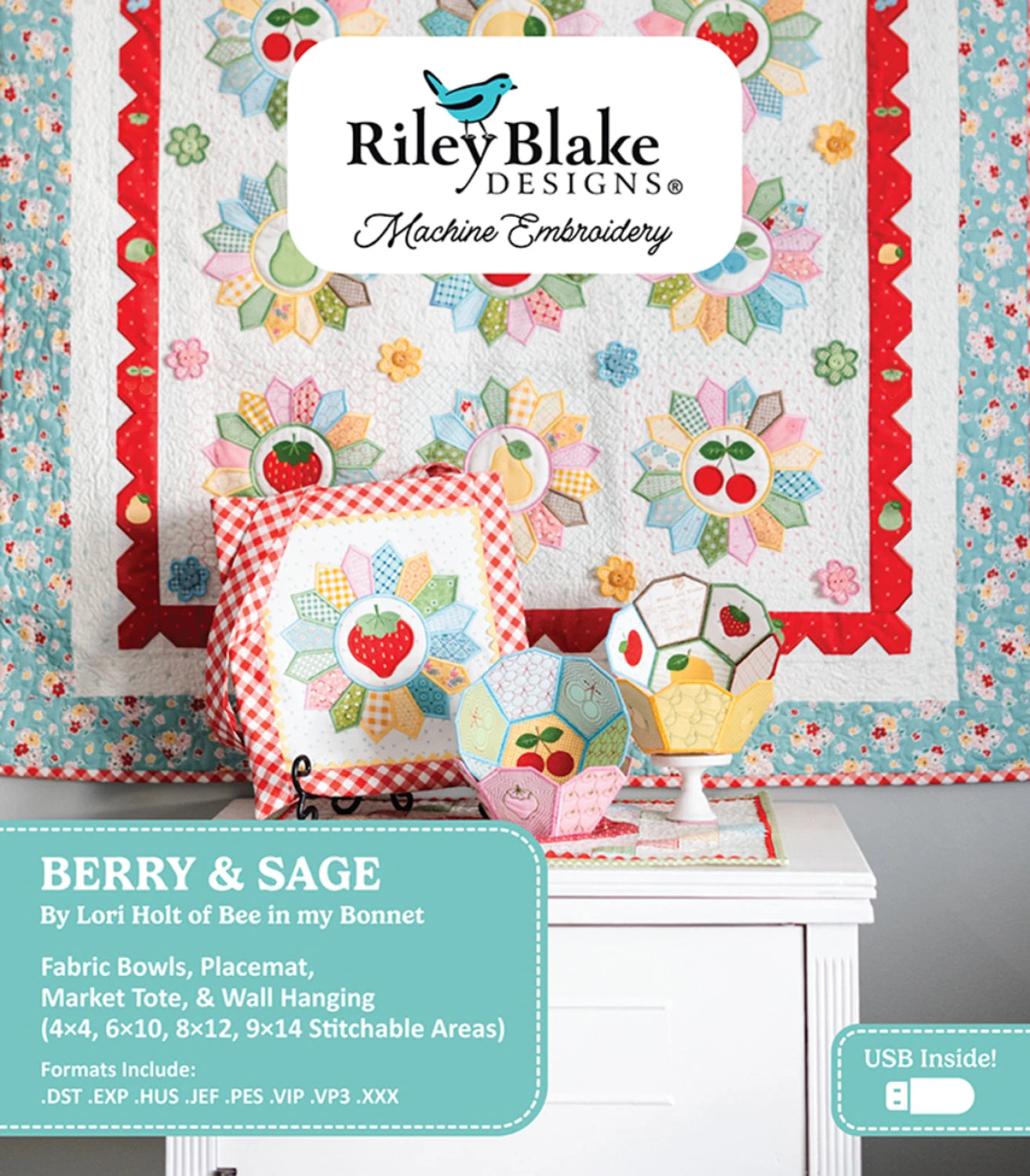 Berry and Sage Projects - Machine Embroidery