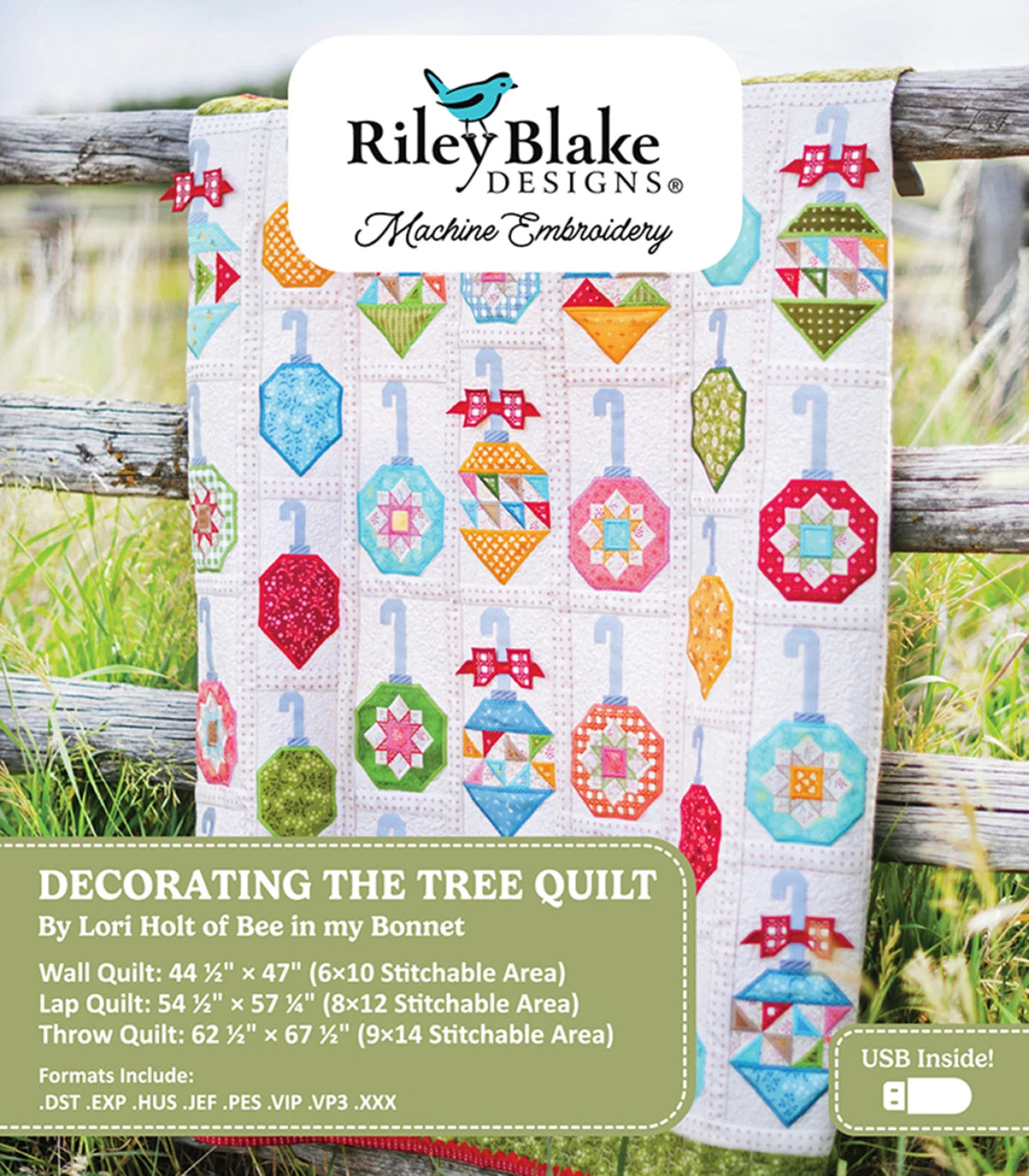 Decorating the Tree - Machine Embroidery USB Files