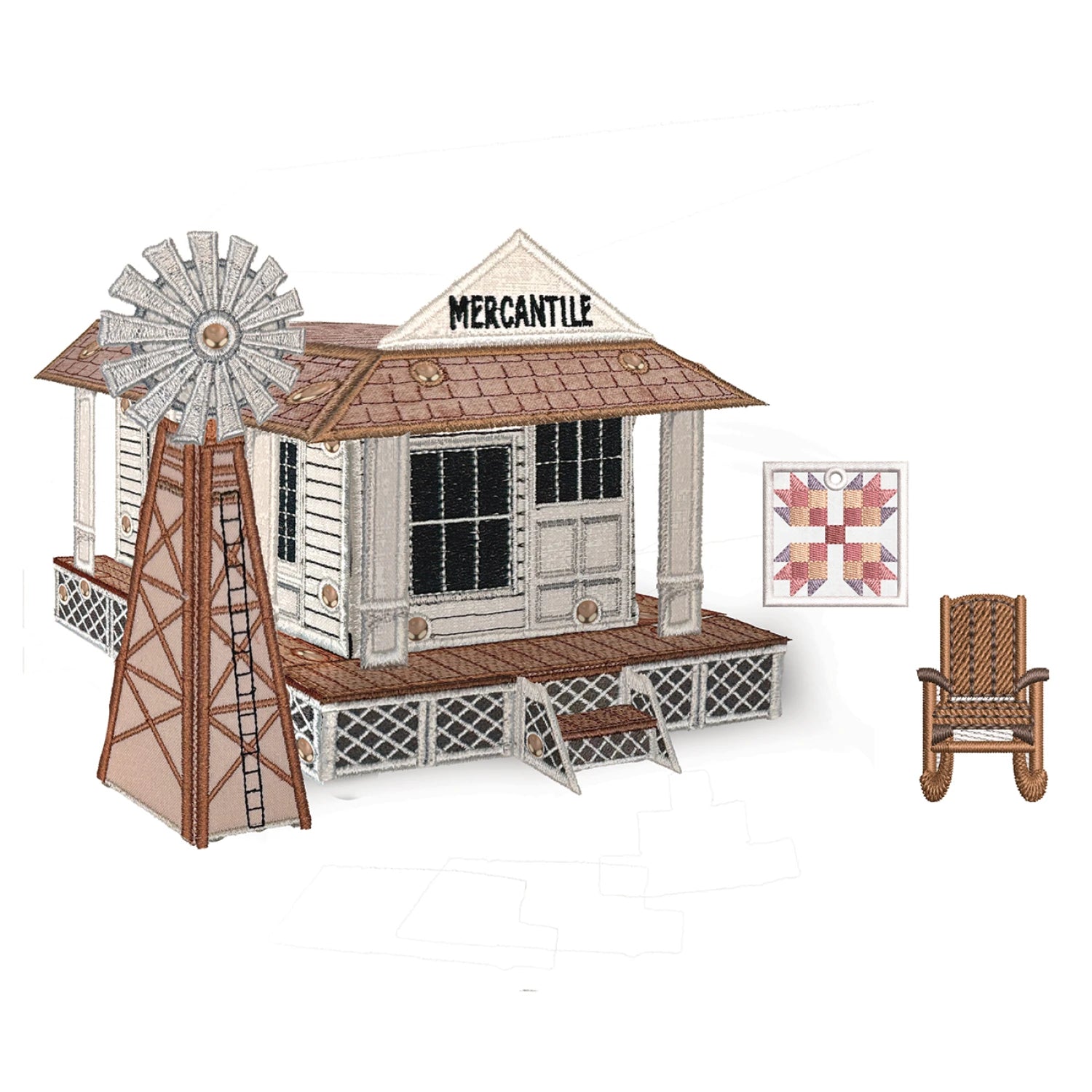 Homestead by Modern Prairie - Mercantile - Machine Embroidery - #6