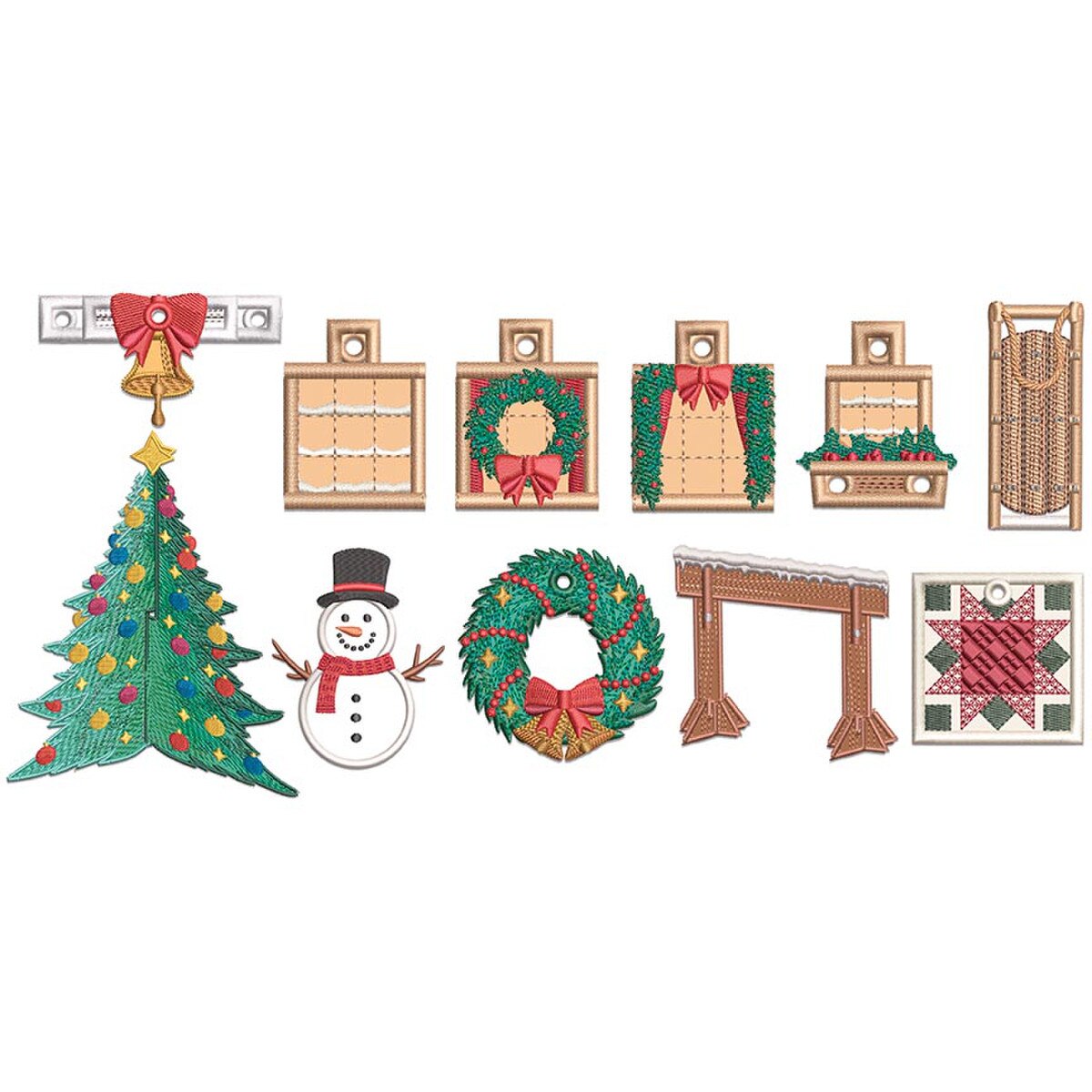 Homestead by Modern Prairie - Seasonal Asset Pack - Winter - Machine Embroidery - #1