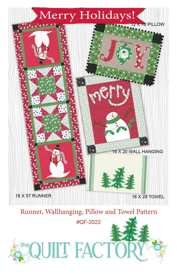 Merry Holidays Quilt Pattern - The Quilt Factory
