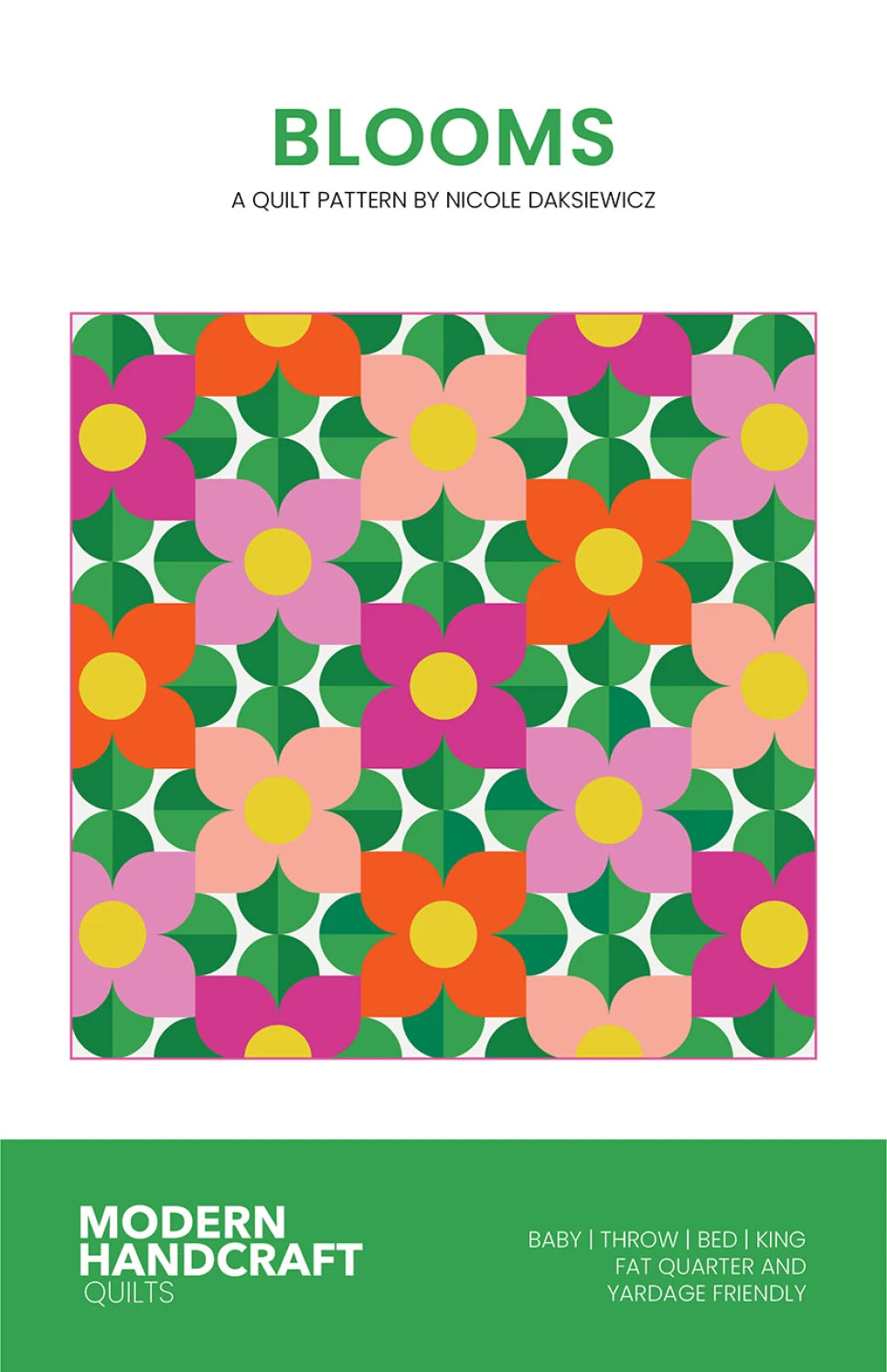 Blooms Quilt Pattern - Modern Handcraft