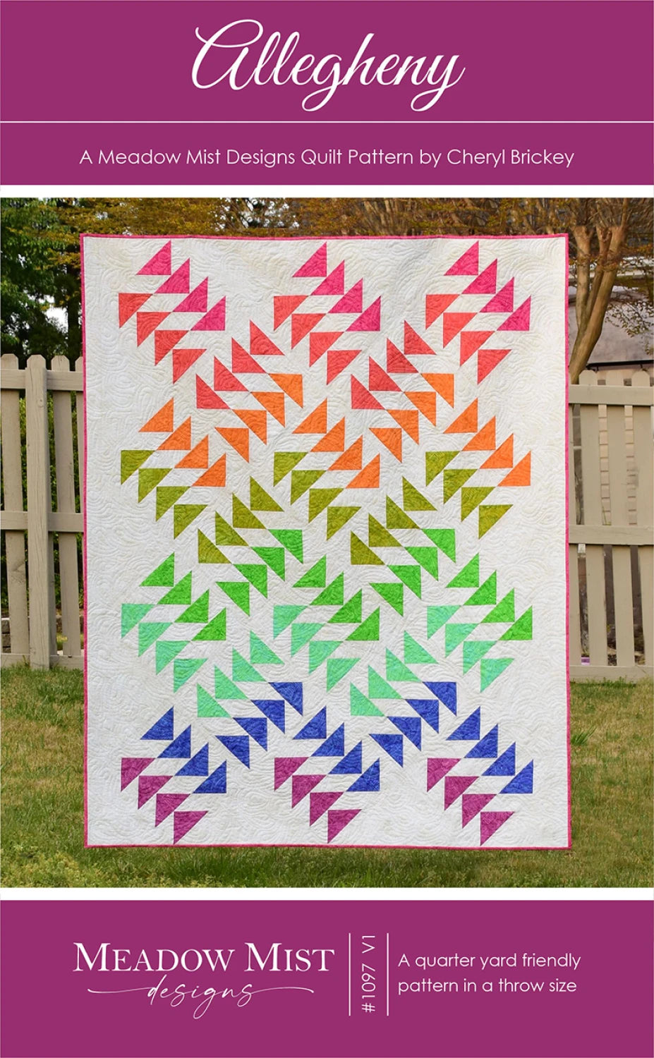 Allegheny Quilt Pattern - Meadow Mist Designs