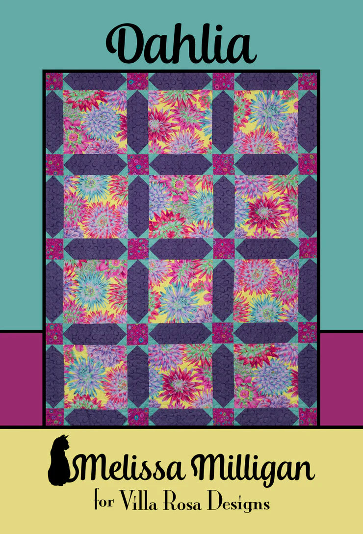 Dahlia Quilt Pattern - Villa Rosa Designs