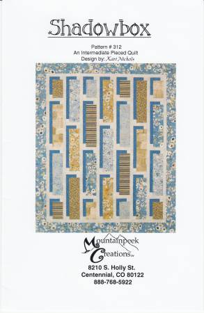 Shadowbox Quilt Pattern by Mountainpeek Creations