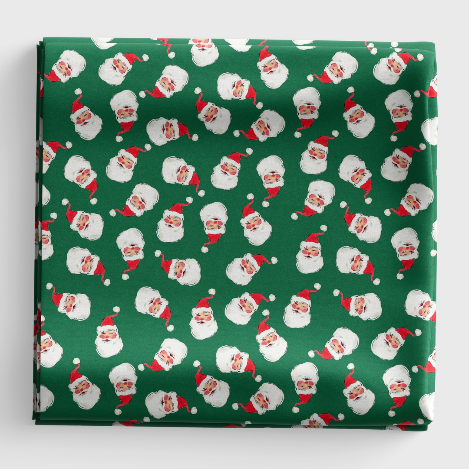 Merry Happy Christmas - Jolly Santa - Festive Green - BG105