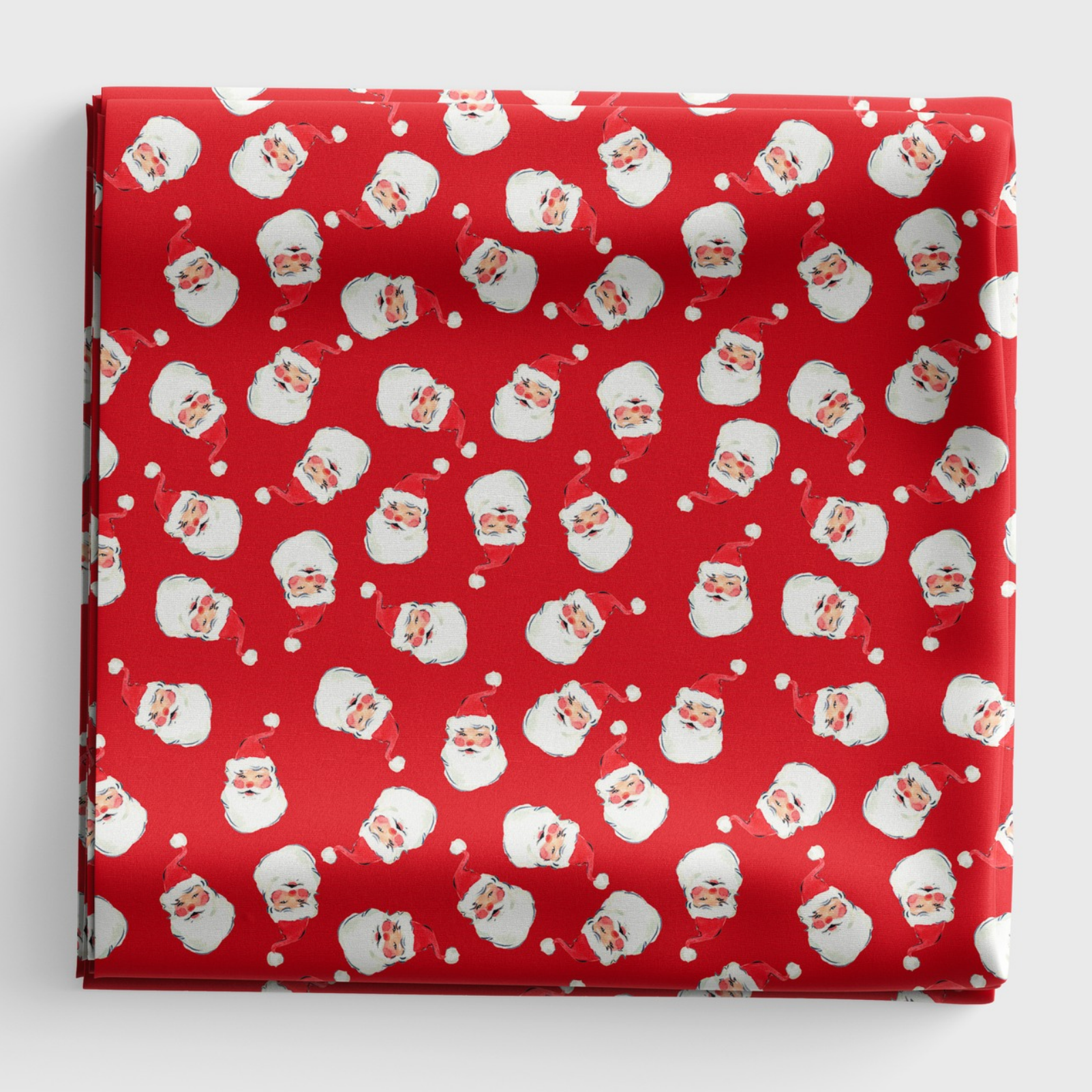 Merry Happy Christmas - Jolly Santa - Festive Red - BG104