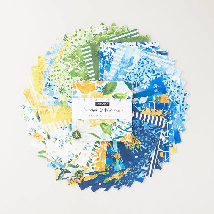 Sunshine Blue Skies - 2.5" Mini Charms