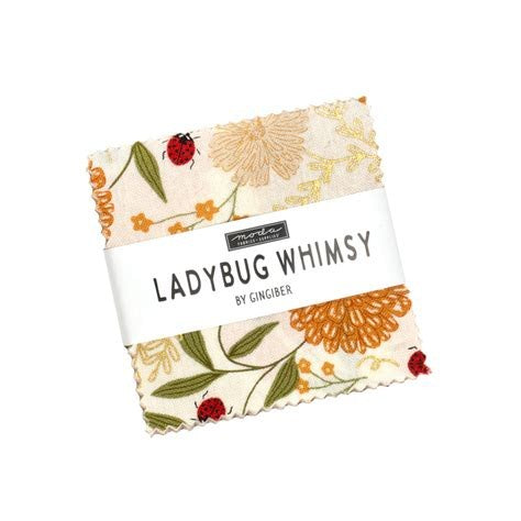 Ladybug Whimsy - Gingiber - 2.5" Mini Charm - 42pcs