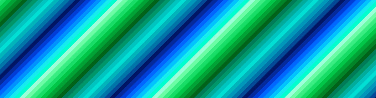 Omnificent Ombres - Diagonal Stripe - Blues and Green - OM1C