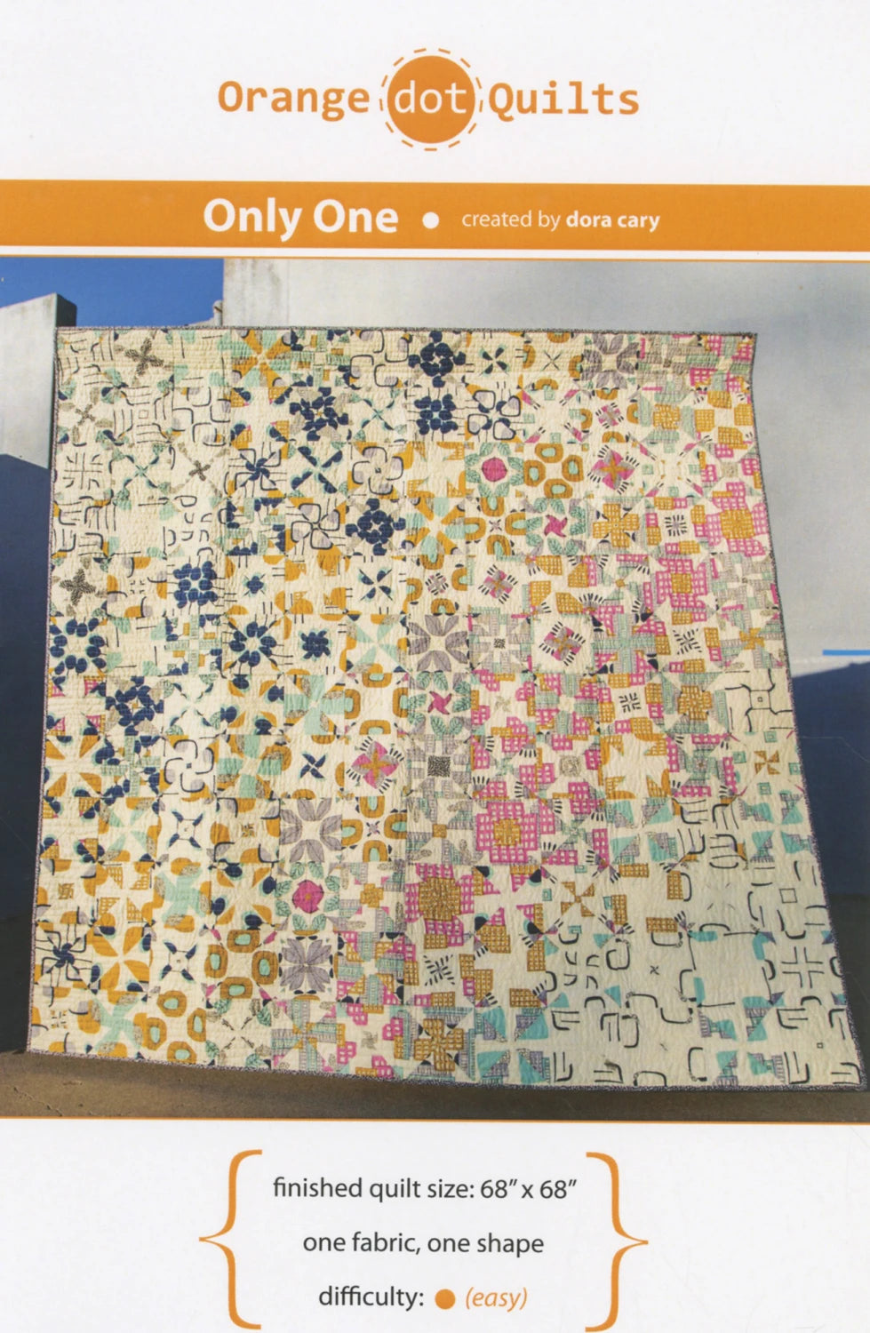 Only One Quilt - Orange Dot Quilts