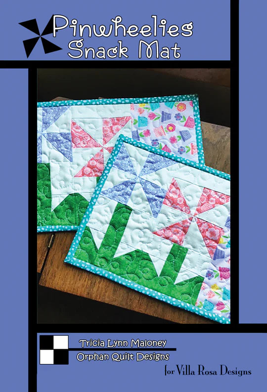 Pinwheelies Snack Mat Pattern - Villa Rosa Designs