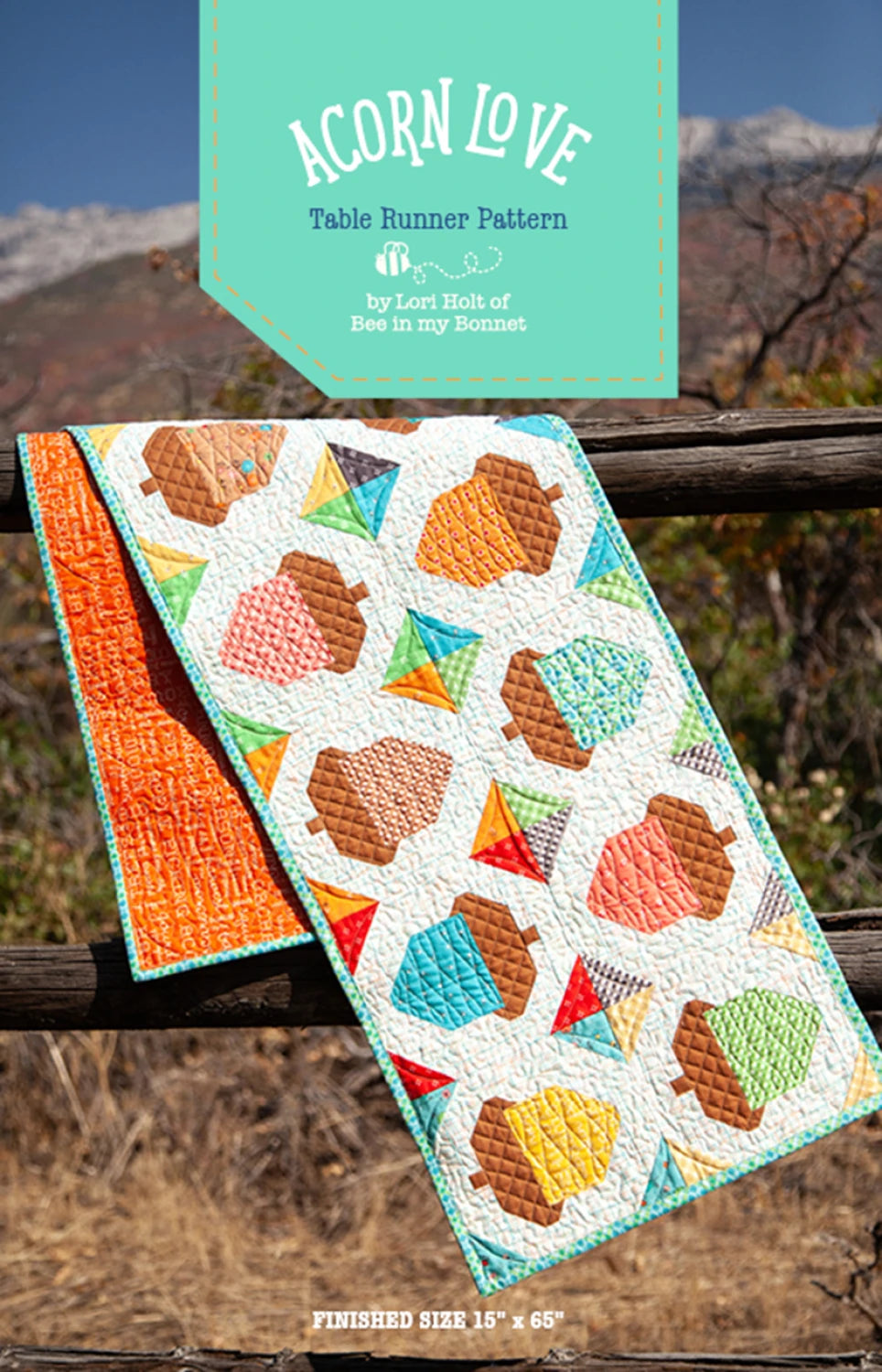 Acorn Love Table Runner Pattern - Lori Holt