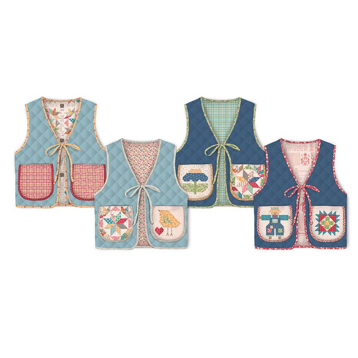 The Quilted Vest Pattern - Lori Holt