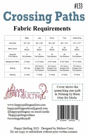 Crossing Paths Quilt Pattern