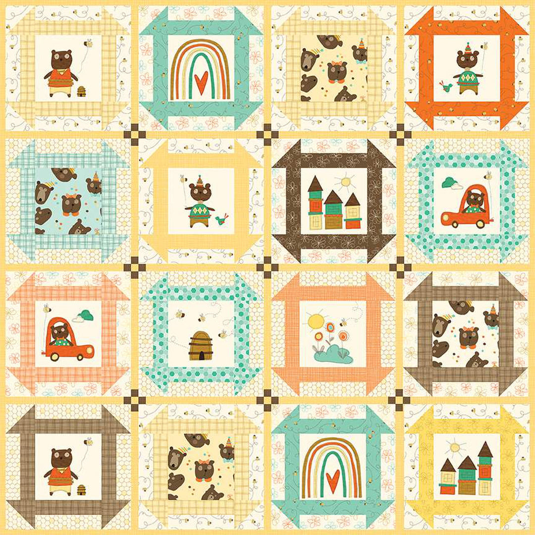 Bumble and Bear Quilt Pattern