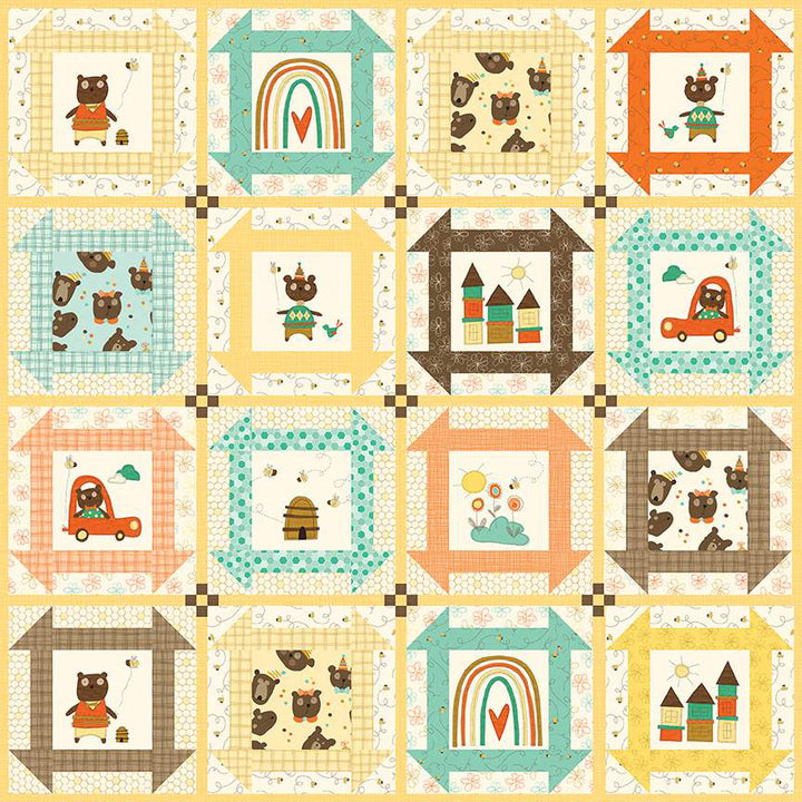 Bumble and Bear Quilt Pattern