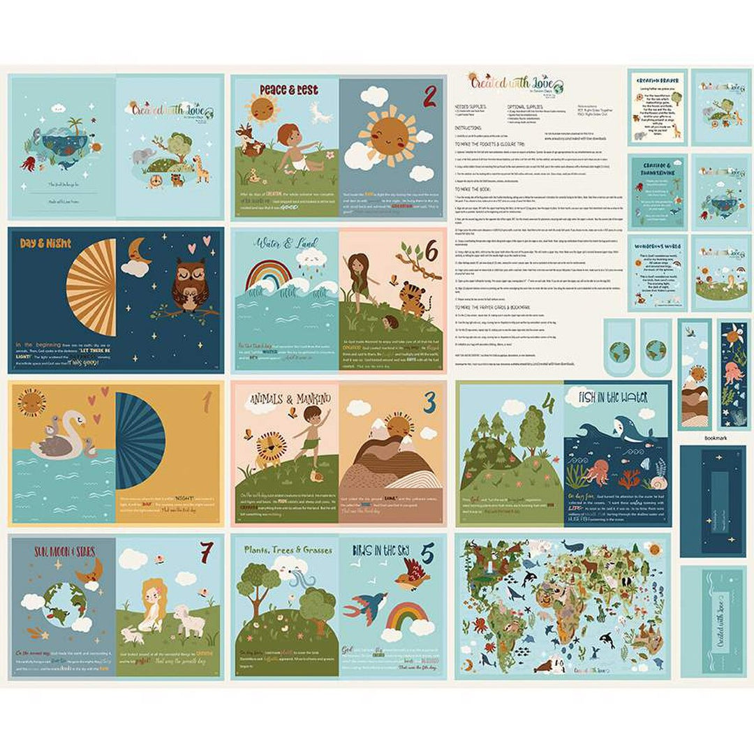 Created with Love Soft Book Panel - Jennifer Long