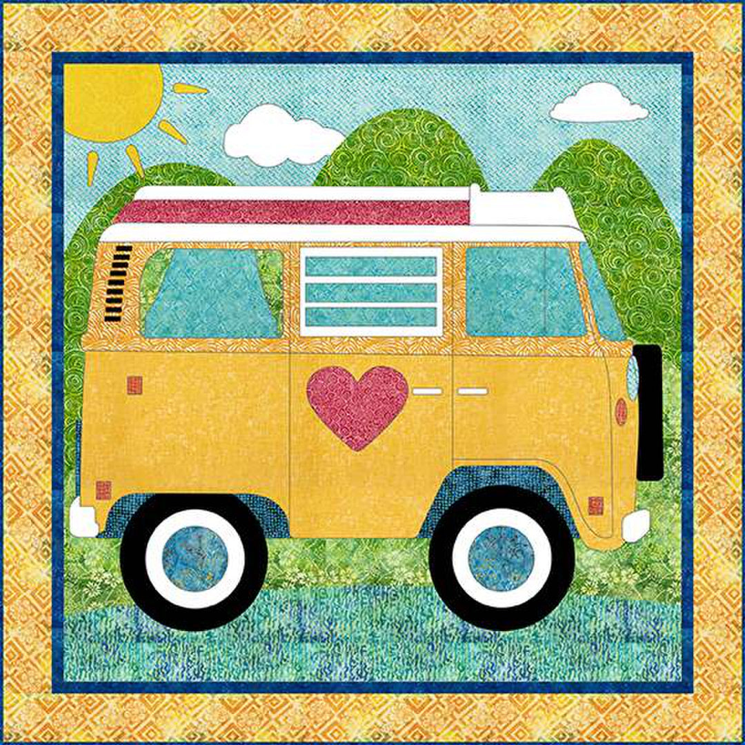 Whimsical Road Trip Quilt Pattern by The Whimsical Workshop