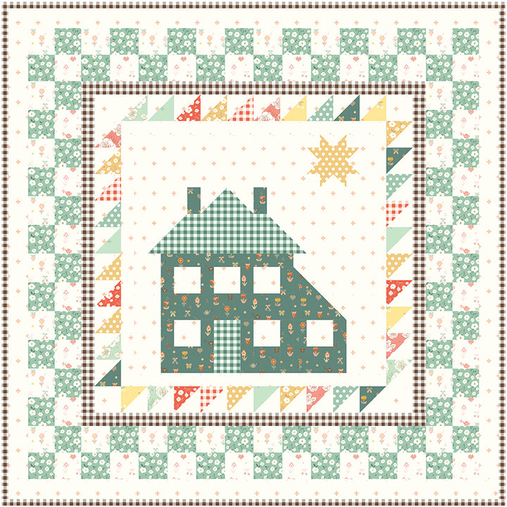 Poppy House Quilt Pattern