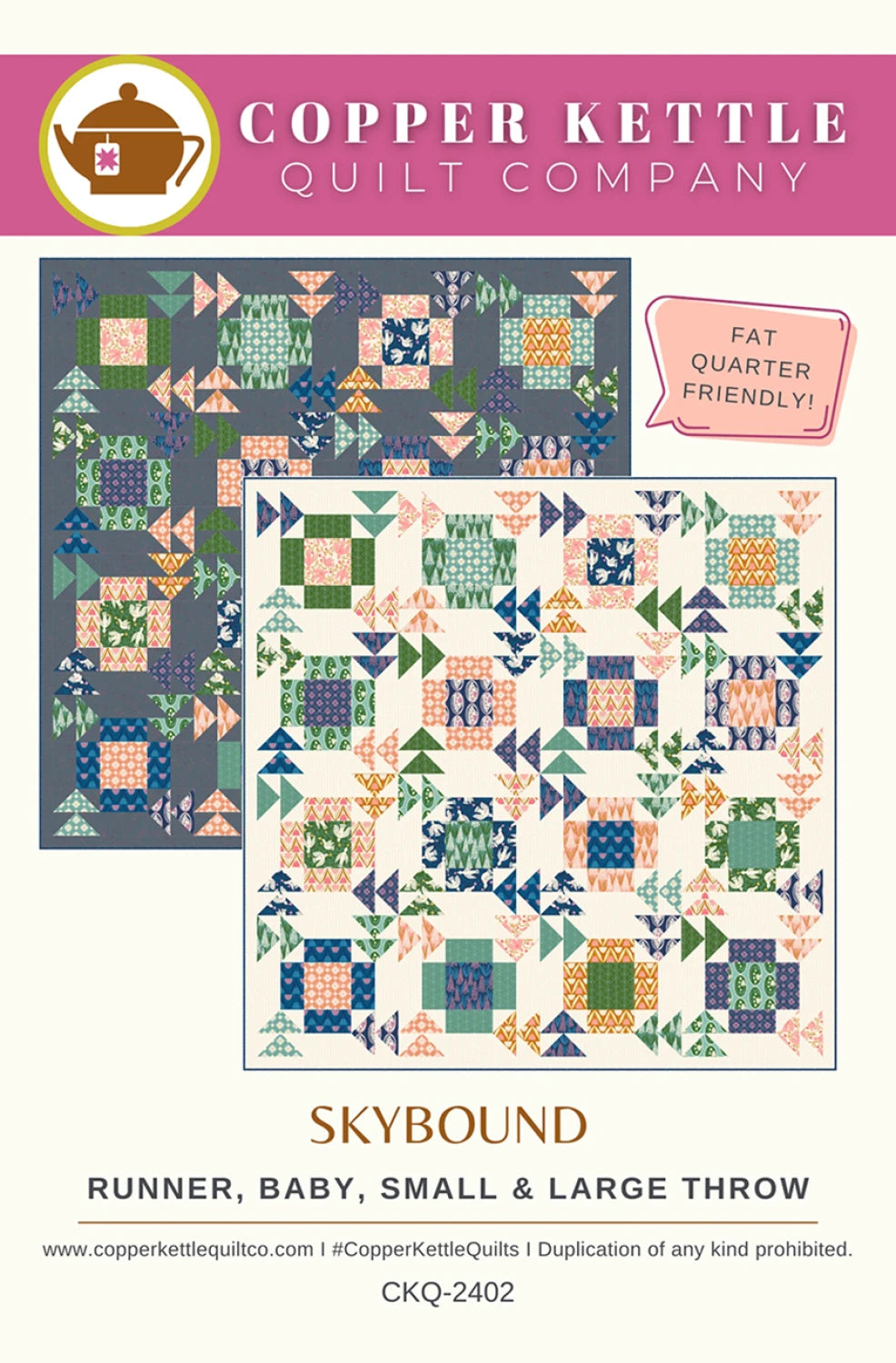 Skybound Quilt Pattern - Copper Kettle Quilt Company