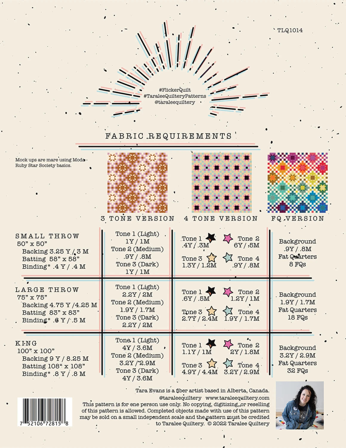 Flicker Quilt Pattern - Taralee Quiltery