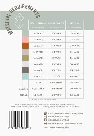 Geo Weaver Quilt Pattern - Pen + Paper Patterns