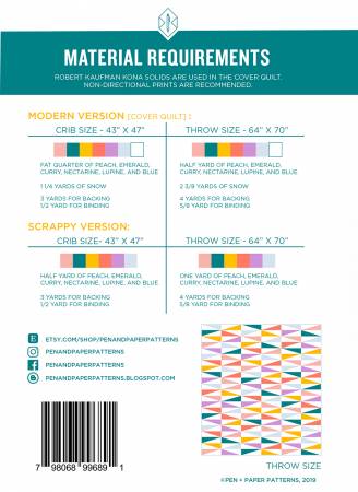Mod Diamond Quilt Pattern - Pen + Paper Patterns