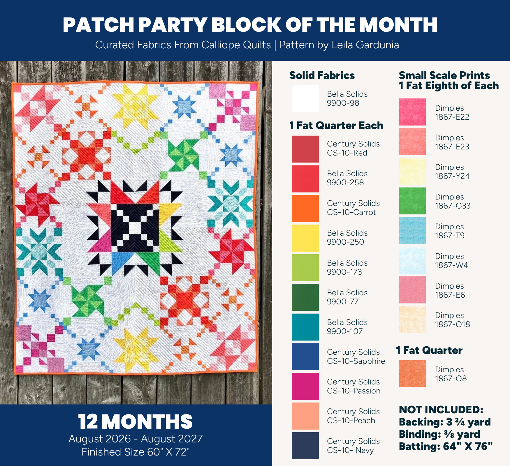 Patch Party | Block of the Month