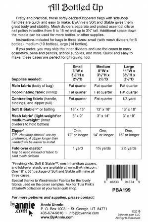 All Bottled Up Pattern