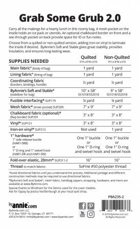 Grab Some Grub 2.0 Pattern