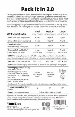 Pack It In Case Pattern