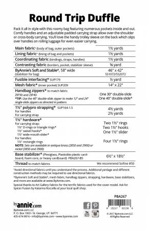 Road Trip Multipurpose Tote Pattern