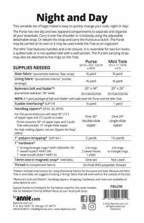 Night and Day Purse Pattern