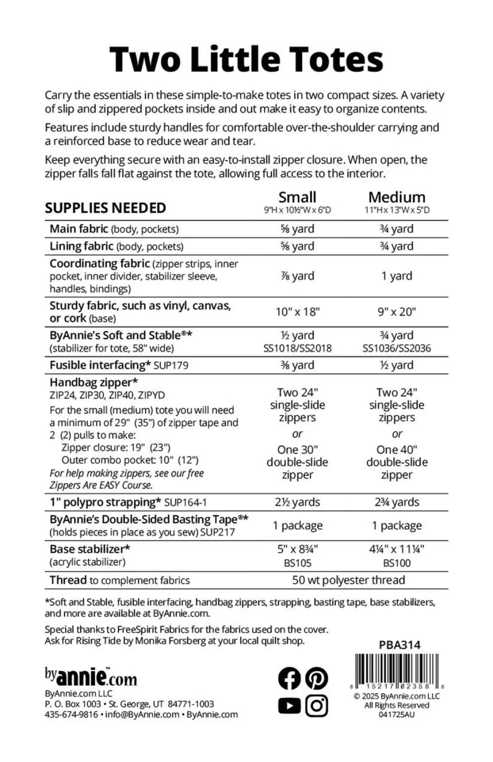 Two Little Totes - ByAnnie