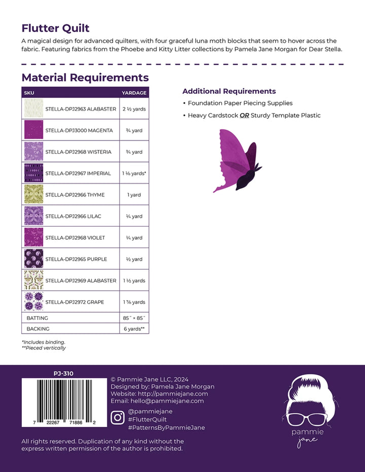 Flutter Pattern - Pammie Jane