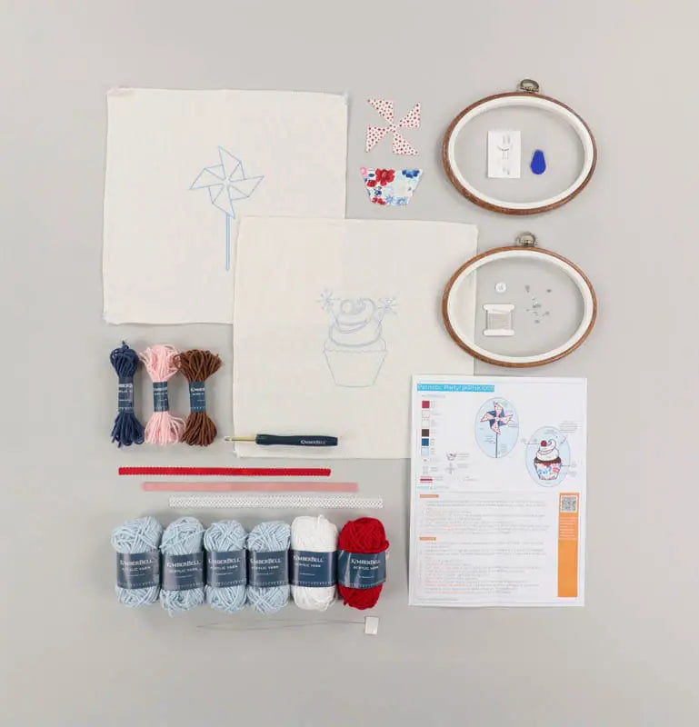 Patriotic Party! Punch Needle Embroidery Kit