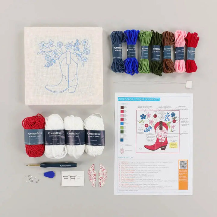 Americana Cowgirl Punch Needle Plus Kit