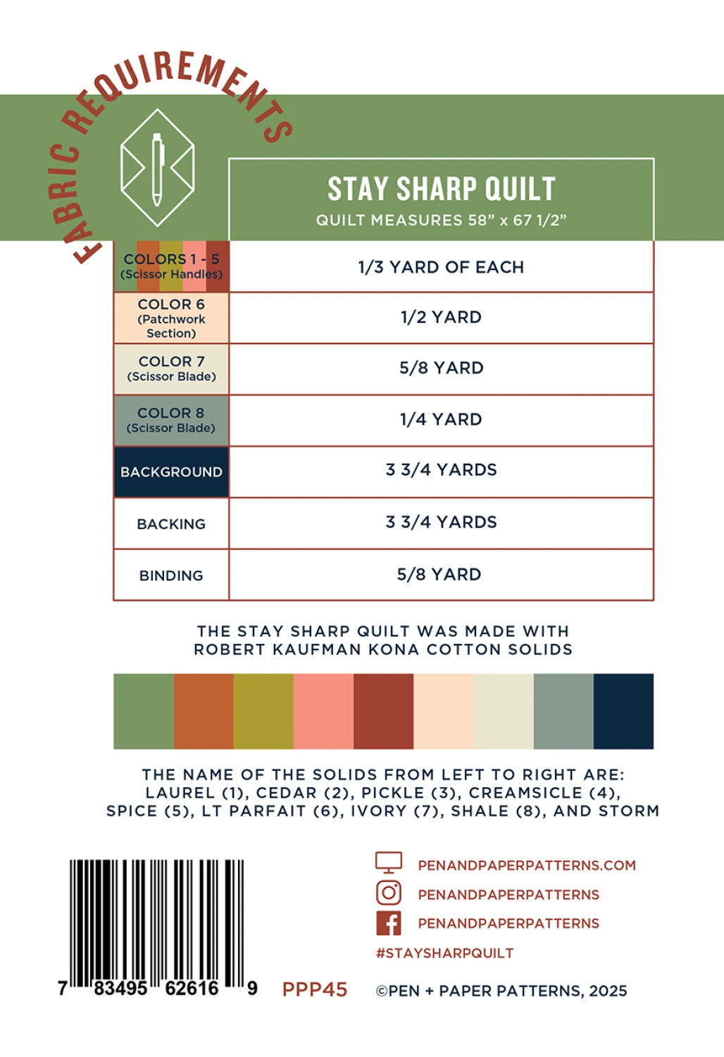 Stay Sharp - Pen & Paper Patterns