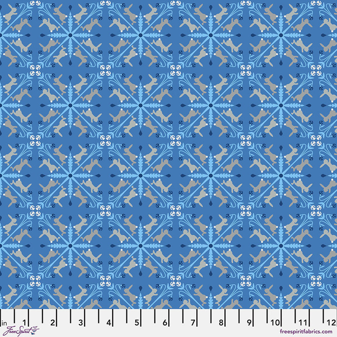 Backyard Wonder - Racing Rabbits - Blue - PWAT010.BLUE