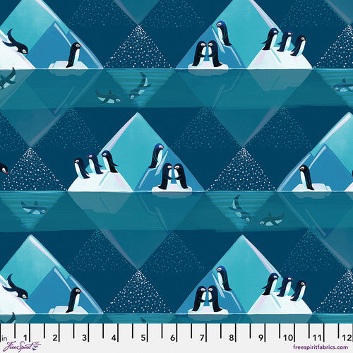 Polar Seas - Penguin Playground - Turquoise