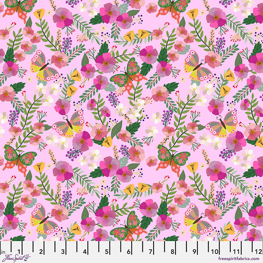 Floral Fiesta - Radiant Blossoms - Pink - PWMC105.XPINK