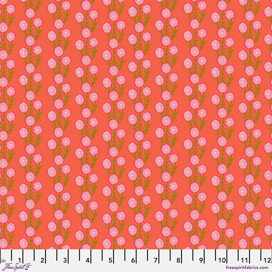 Floral Fiesta - La Flor - Coral - PWMC107.XCORAL