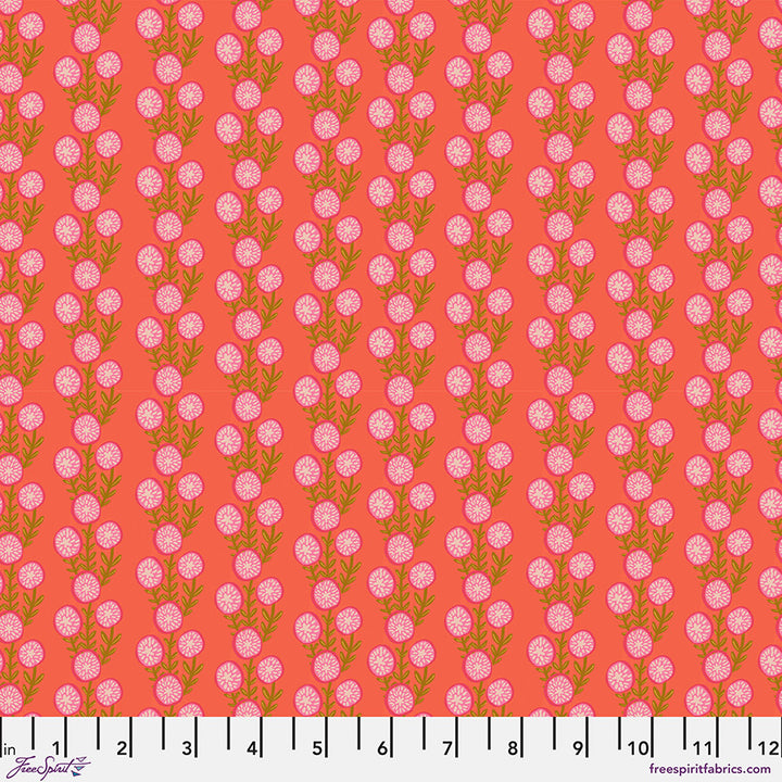 Floral Fiesta - La Flor - Coral - PWMC107.XCORAL